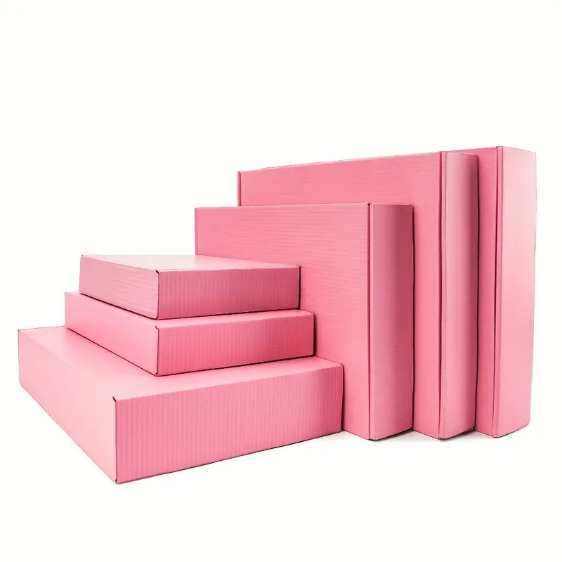 Where are Pink Shipping Boxes Used - PackPaa