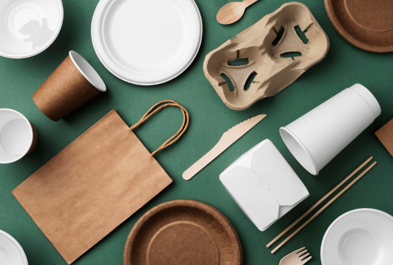 Sustainable food packaging.
