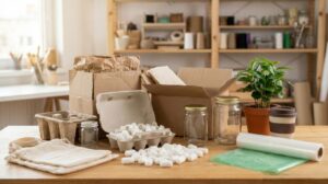 Sustainable packaging materials for small businesses.