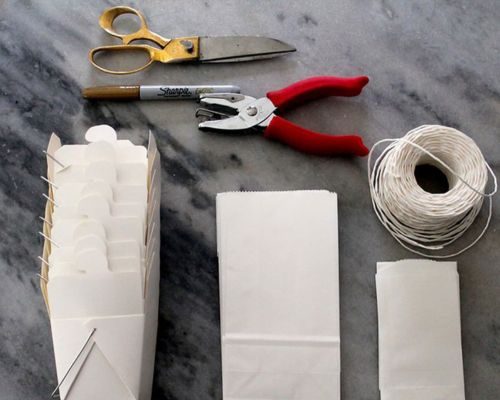 Materials For Small White Paper Bags - PackPaa